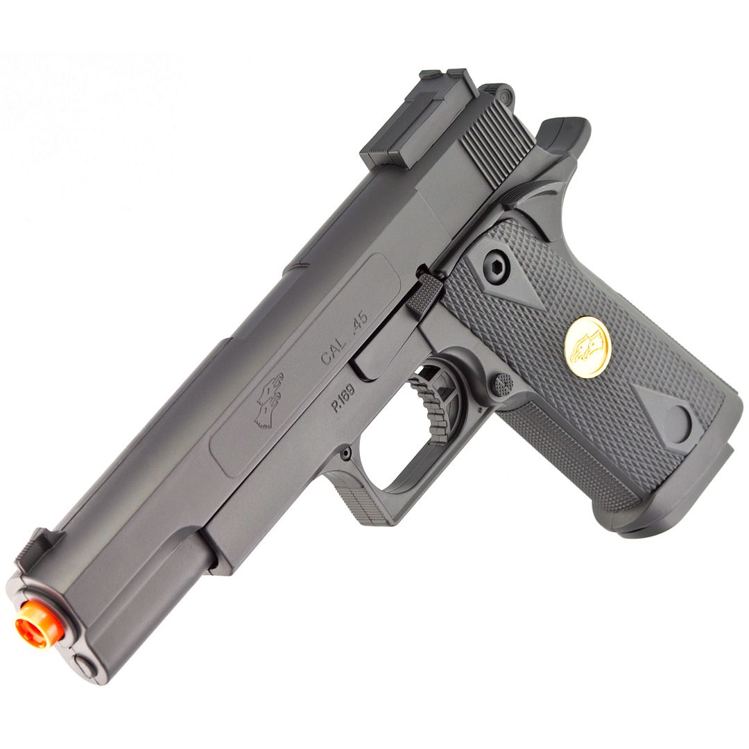 Double Eagle M A Full Size Airsoft Spring Hand Gun Pistol W Mm